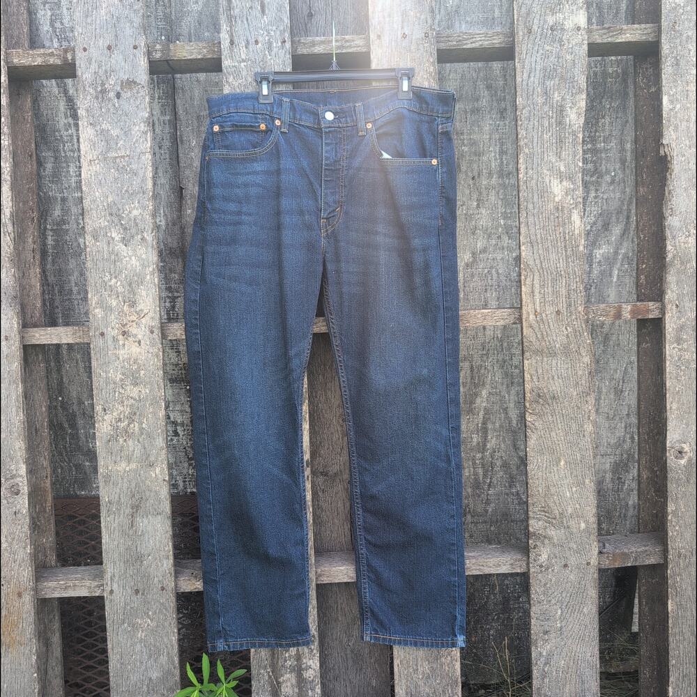 Levi's 505 Relaxed Straight Dark Wash Jeans Men's 36x30